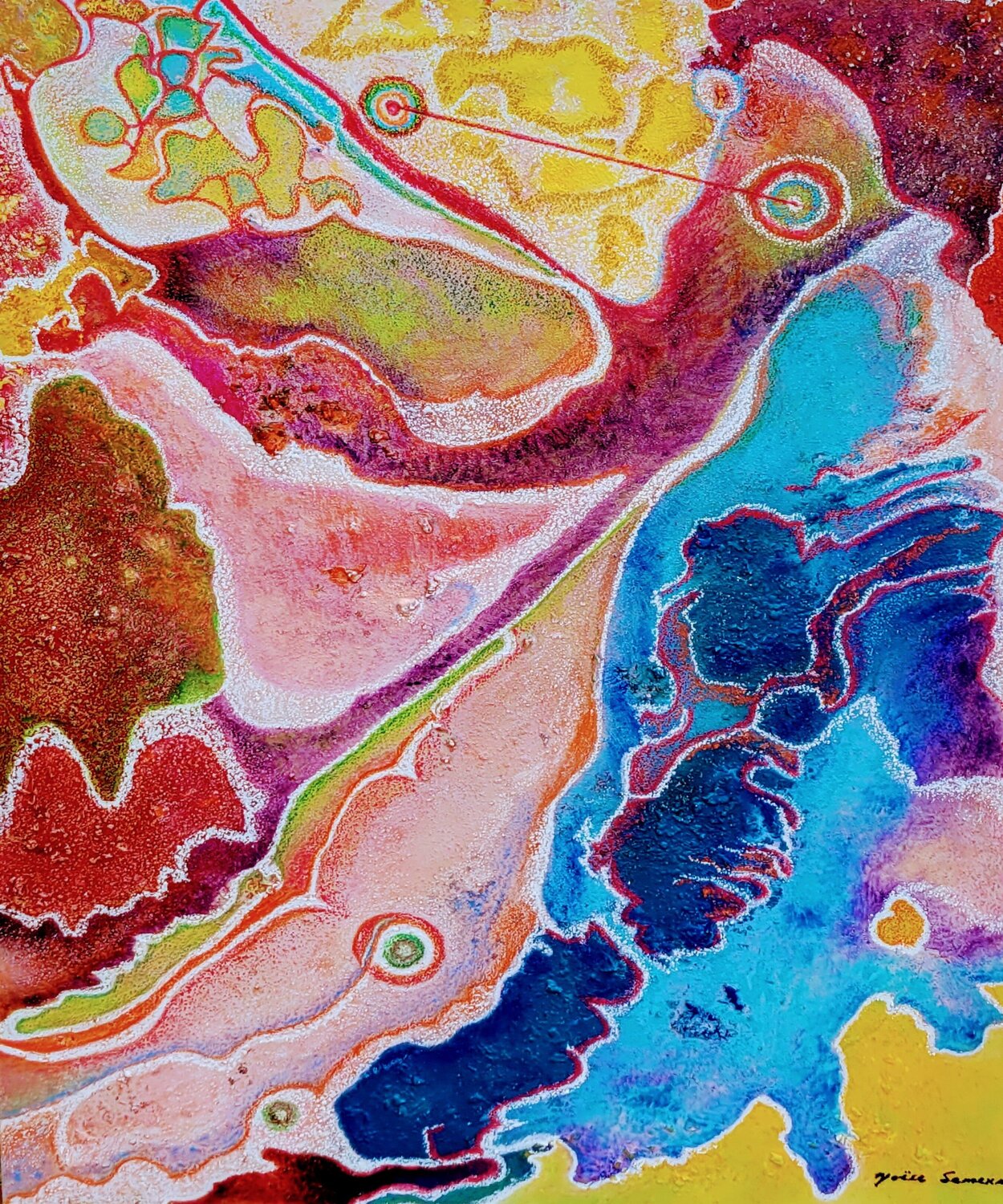 The Second Touch Moise Semexant Original painting for sale