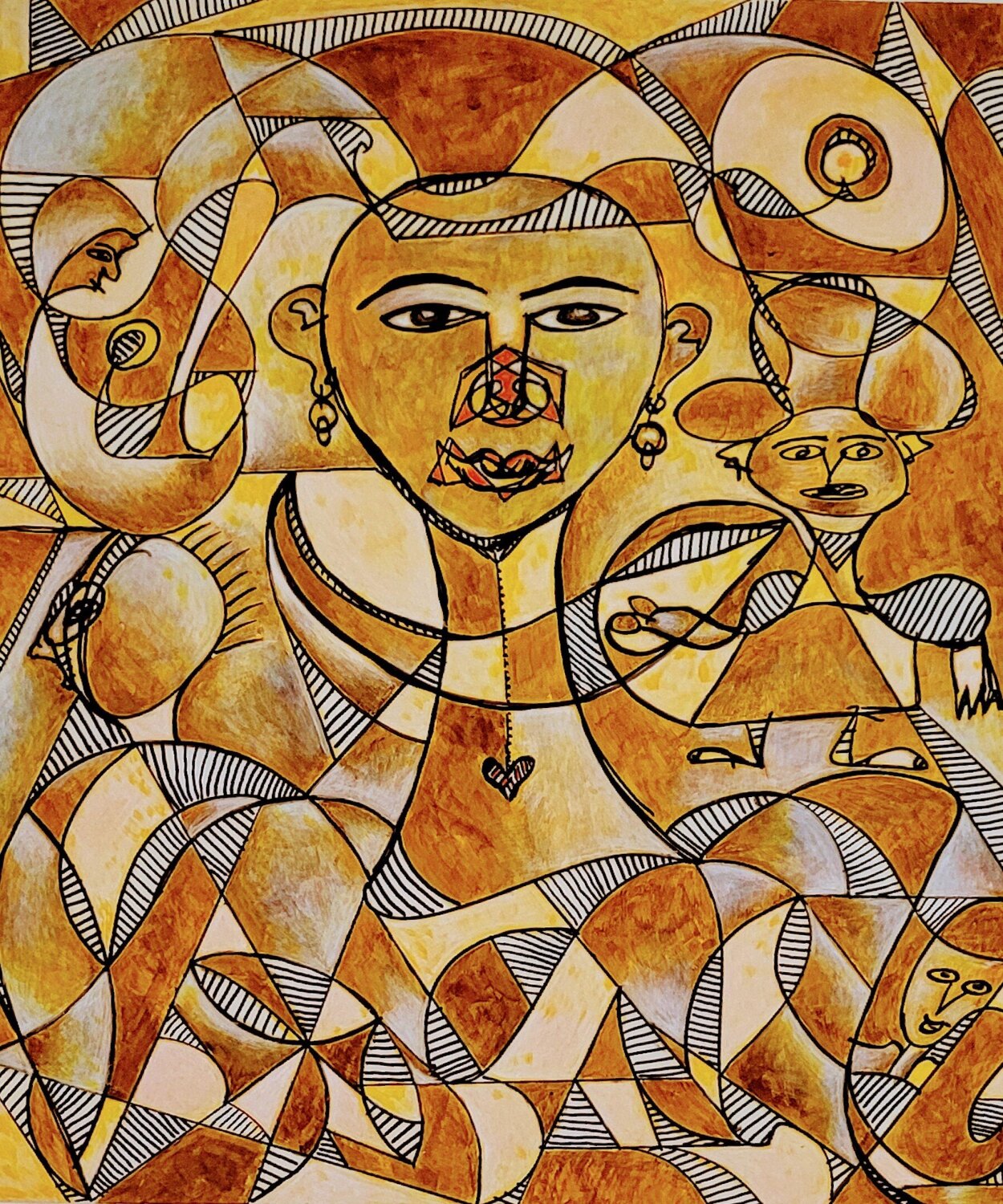 The Prince of Time Moise Semexant Original painting for sale