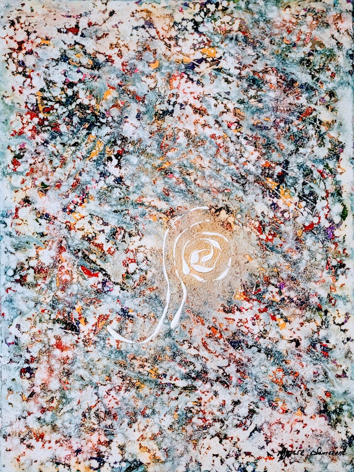 Peace on Earth Moise Semexant Original painting for sale