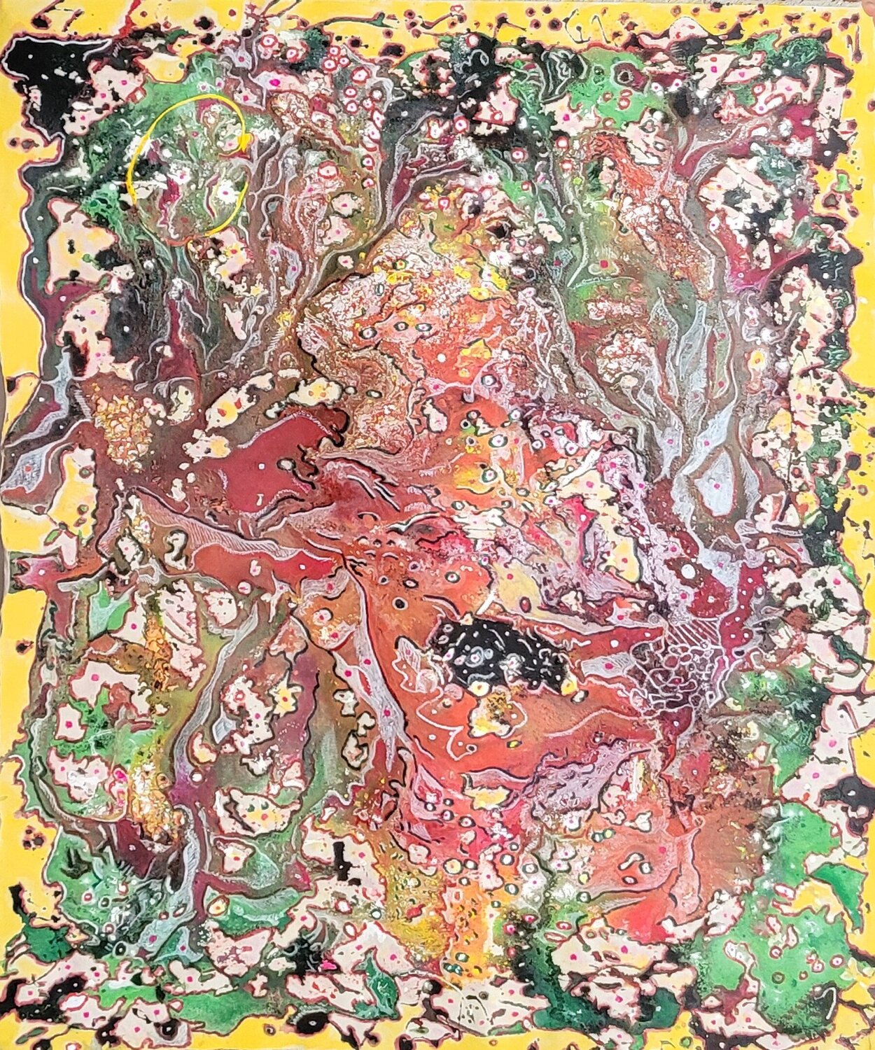 The House of Lady Owl Moise Semexant Original painting for sale