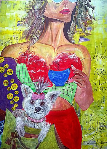 I'm not a toy by Constantina Seracin, Painting for Sale on Select