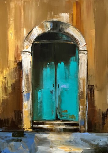 Secret Door by Tamara Andjus, Painting for Sale on Select