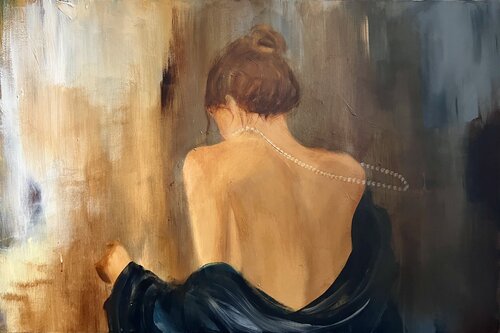 Black Pearl by Tamara Andjus, Painting for Sale on Select