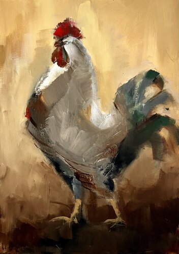 Feathered by Tamara Andjus, Painting for Sale on Select
