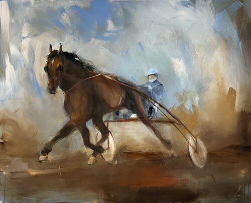 Winners Trot by Tamara Andjus, Painting for Sale on Select