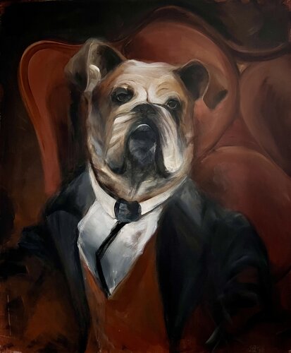 Englishman in New York by Tamara Andjus, Painting for Sale on Select
