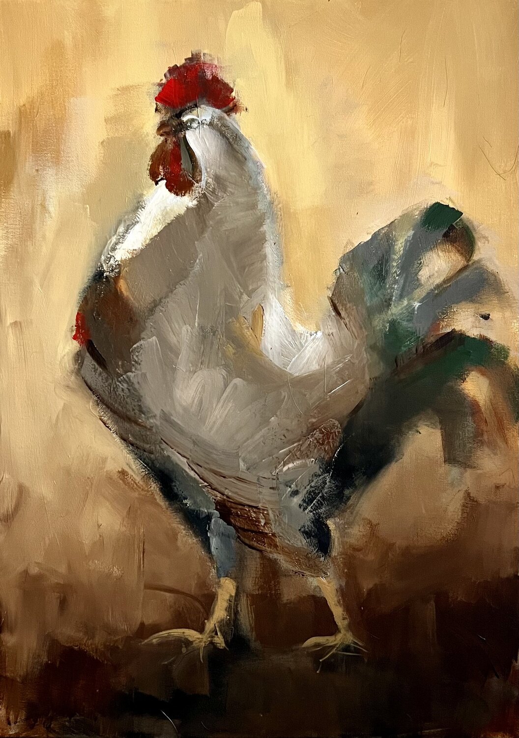 Feathered Tamara Andjus Original painting for sale