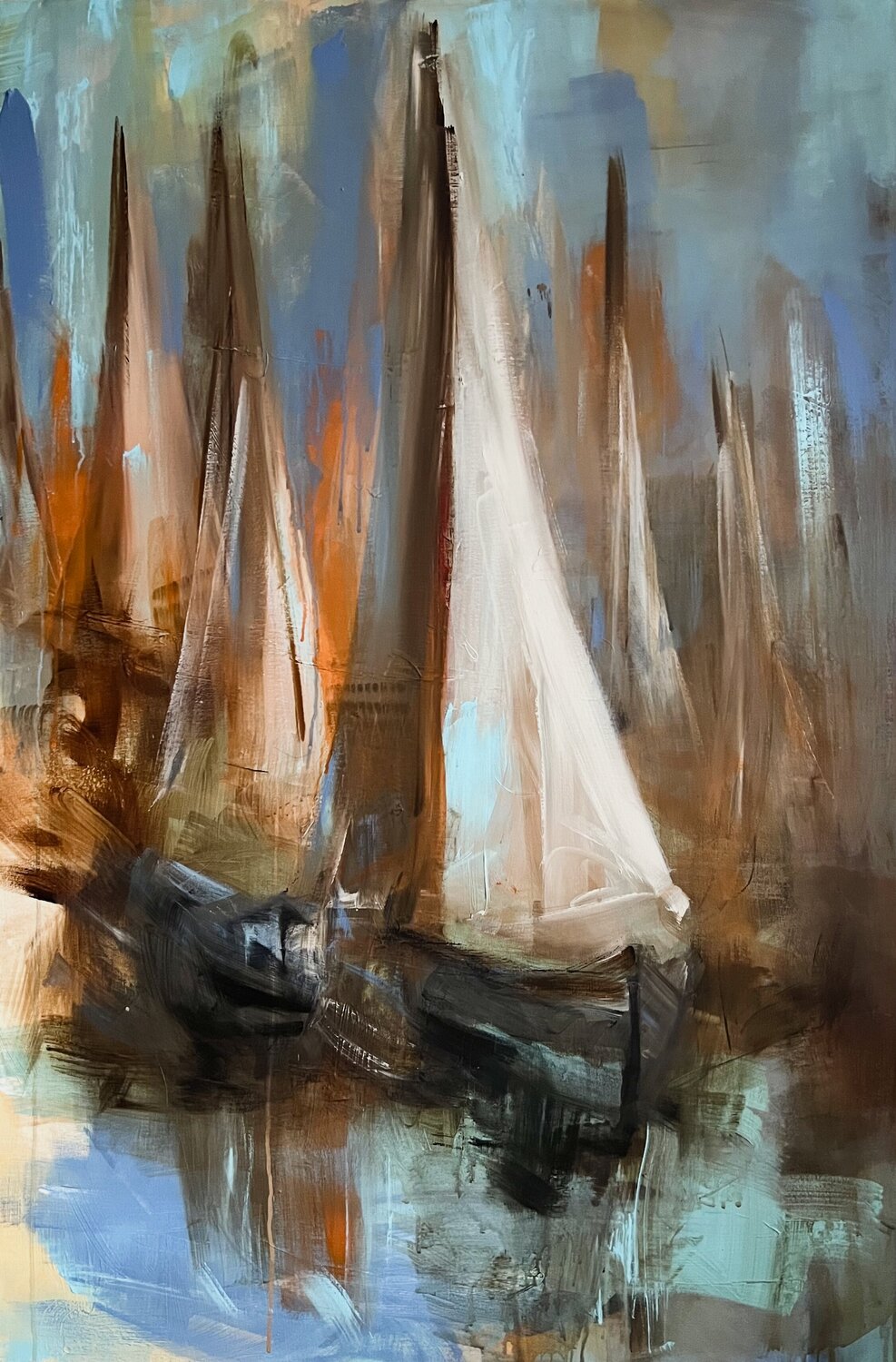 Wave Riders Tamara Andjus Original painting for sale