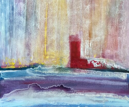 The Lighthouse by Sultana Savvi, Painting for Sale on Select