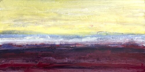 Silent Horizon by Sultana Savvi, Painting for Sale on Select