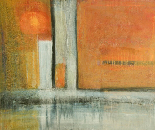 At the Edge of the Sea by Sultana Savvi, Painting for Sale on Select