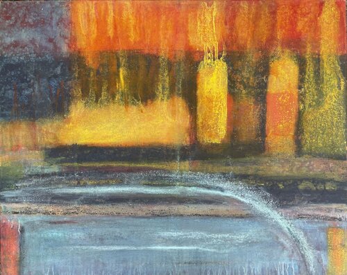 Silent Glow by Sultana Savvi, Painting for Sale on Select