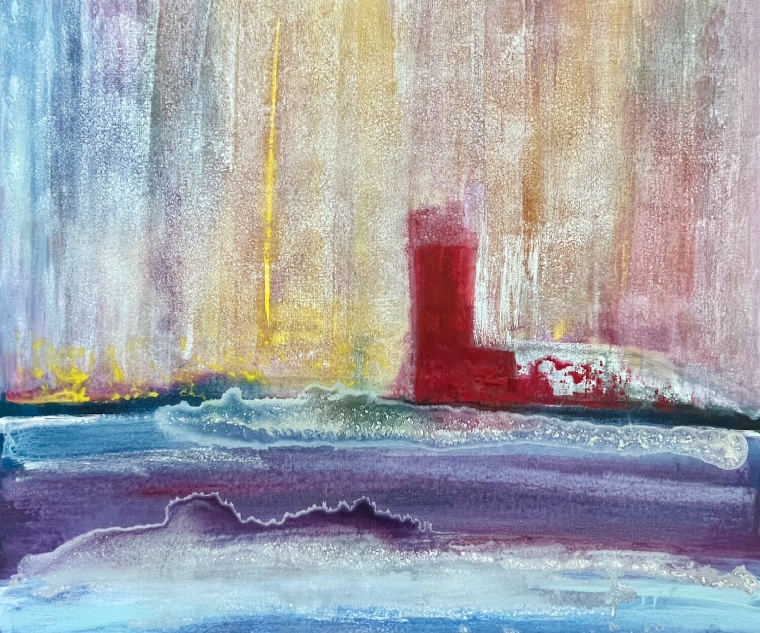 The Lighthouse Sultana Savvi Original painting for sale