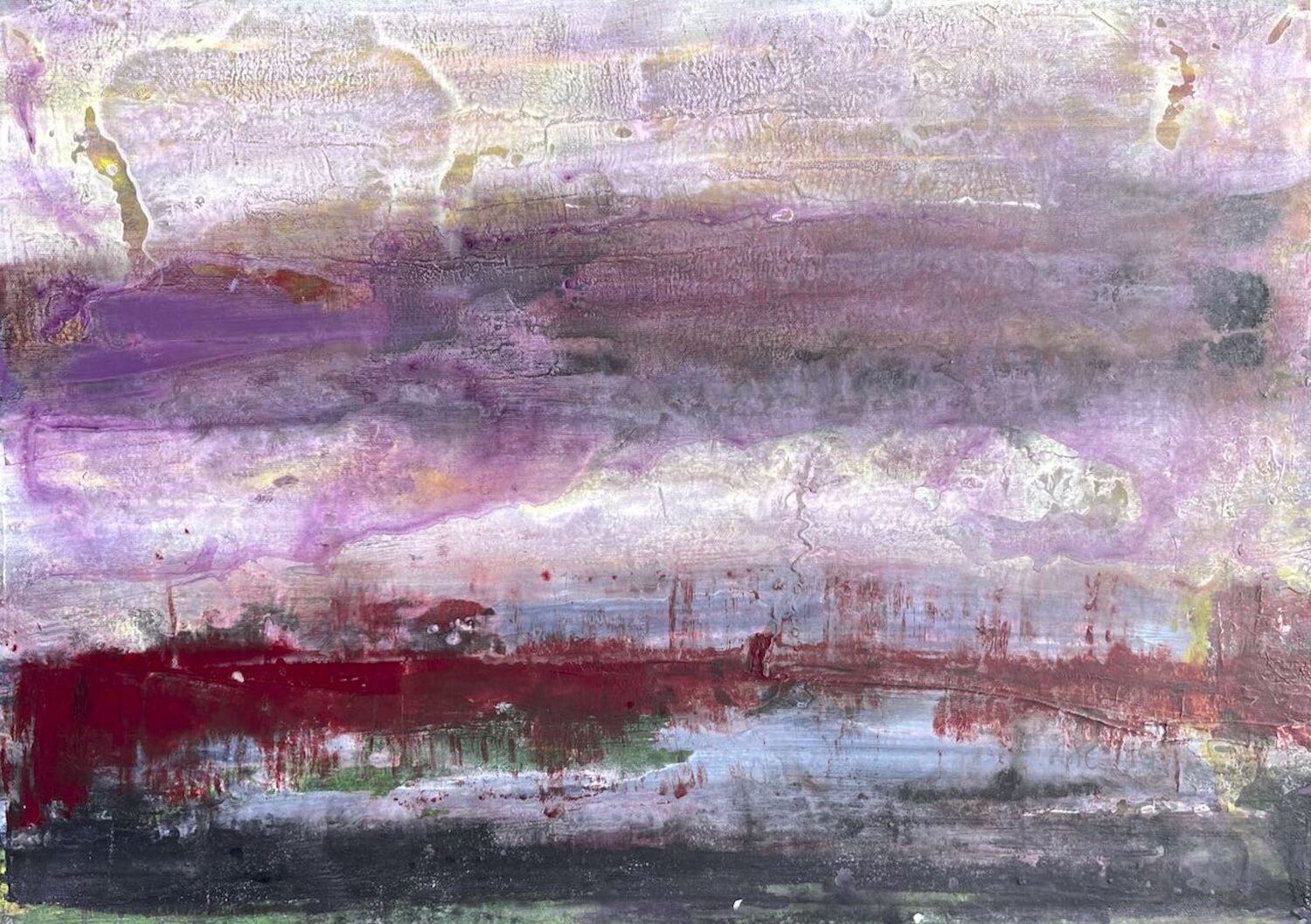 Spur der Zeit — Trace of Time Sultana Savvi Original painting for sale
