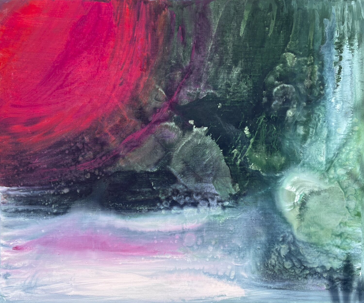 Breaking Through II Sultana Savvi Originalgemälde zu verkaufen