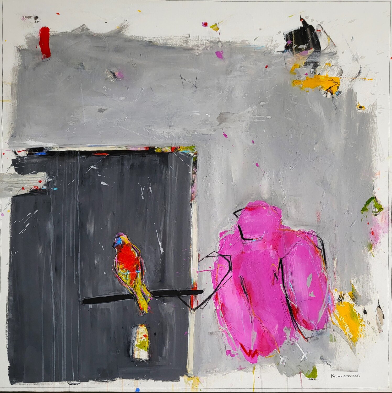 Der Frohsinn 20 Maria Kammerer Original painting for sale
