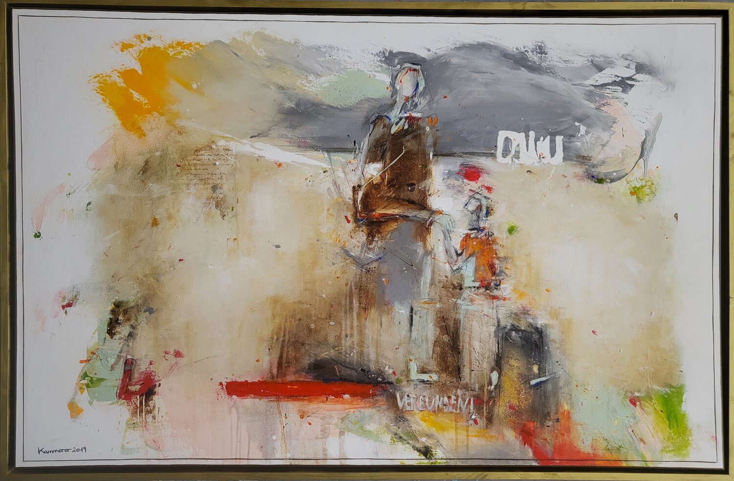 Verbunden! Maria Kammerer Original painting for sale