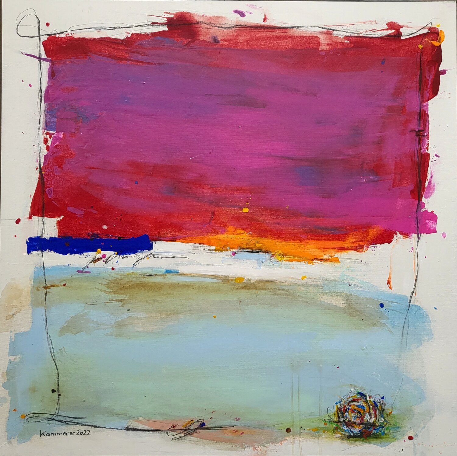 Sommerernte Maria Kammerer Original painting for sale