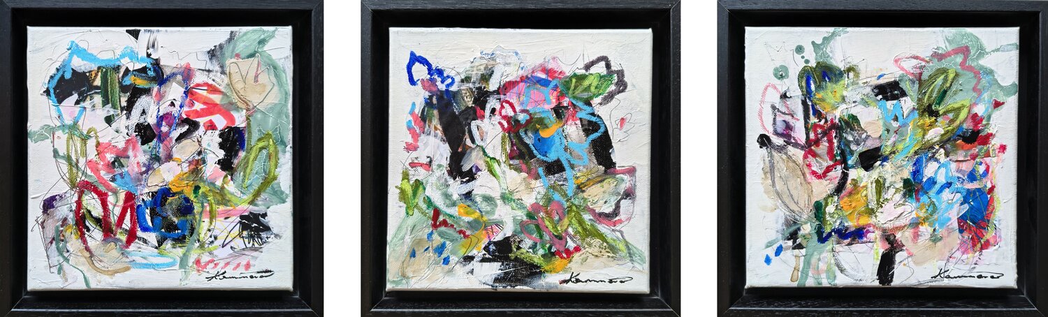 Im Garten 4 - 6! Maria Kammerer Original painting for sale
