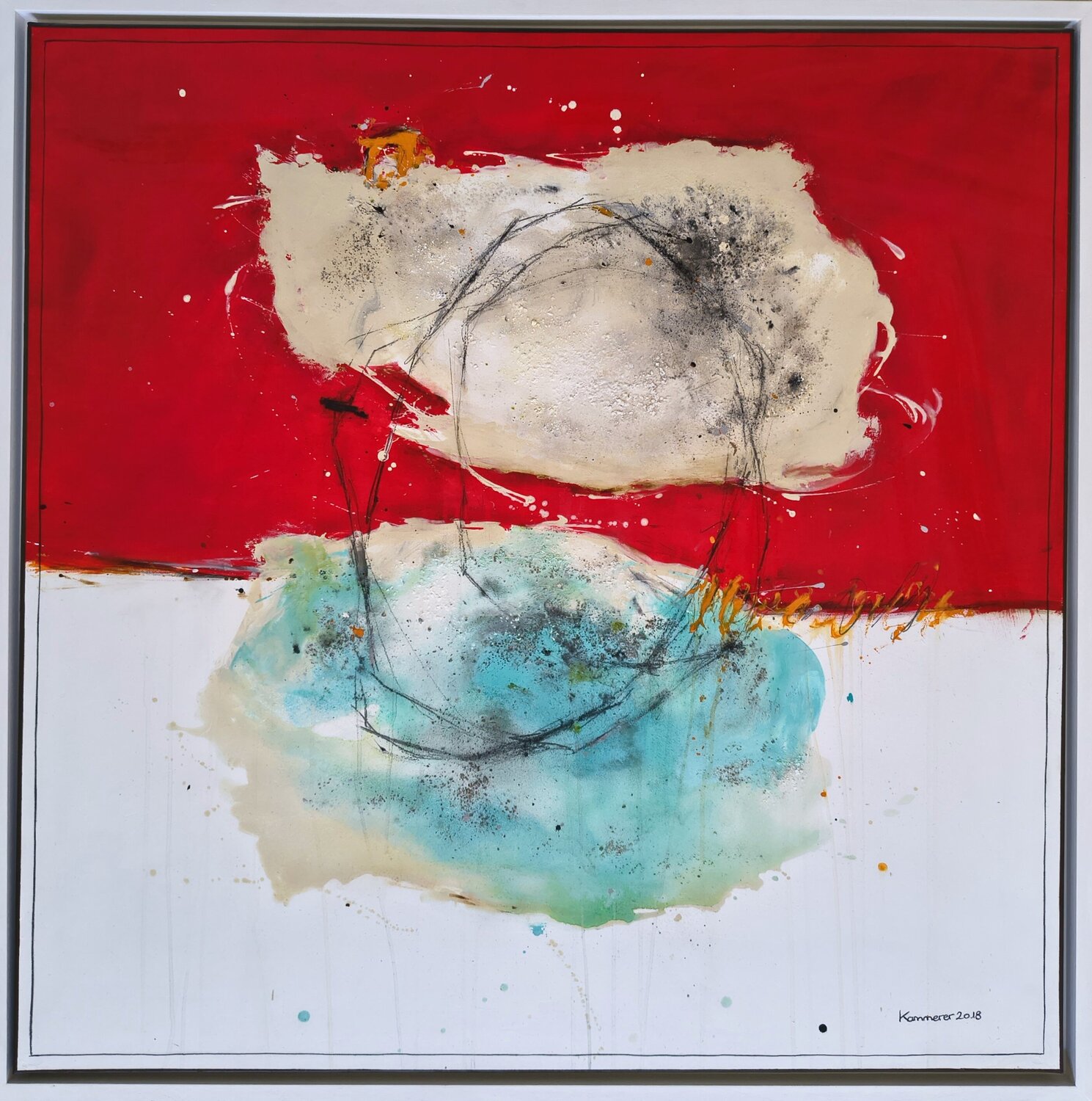 Zusammen! Maria Kammerer Original painting for sale