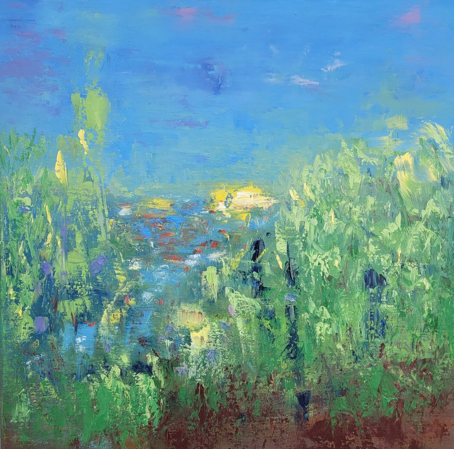 Impressions impressionistes Nadine CHEBROU De LESPINATS Original painting for sale