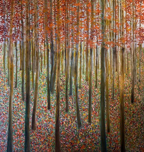 Autumn Forest by fang cai, Painting for Sale on Select