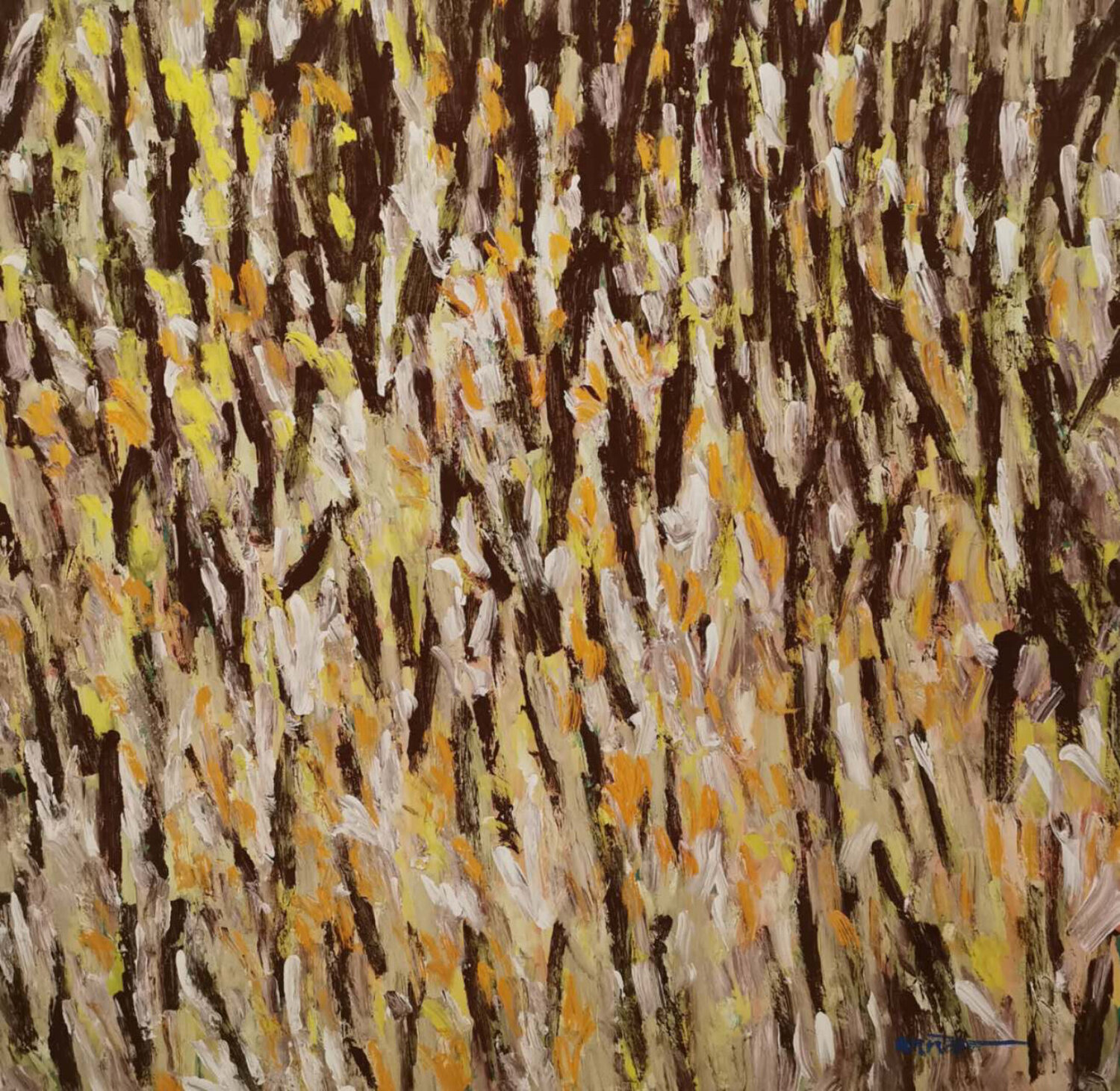 Early Spring fang cai Original painting for sale
