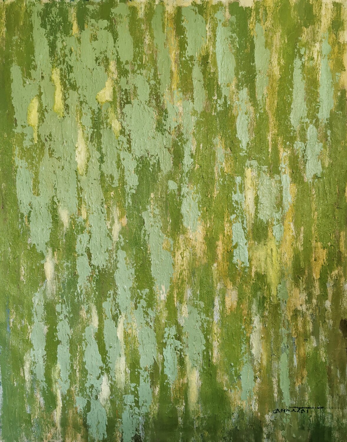 Evergreen Echo fang cai Original painting for sale