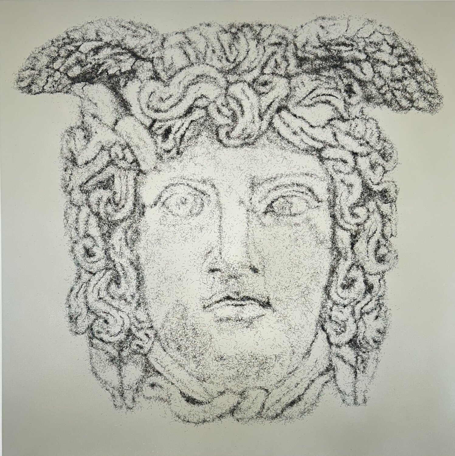 Medusa Alessandro Delsere Original painting for sale