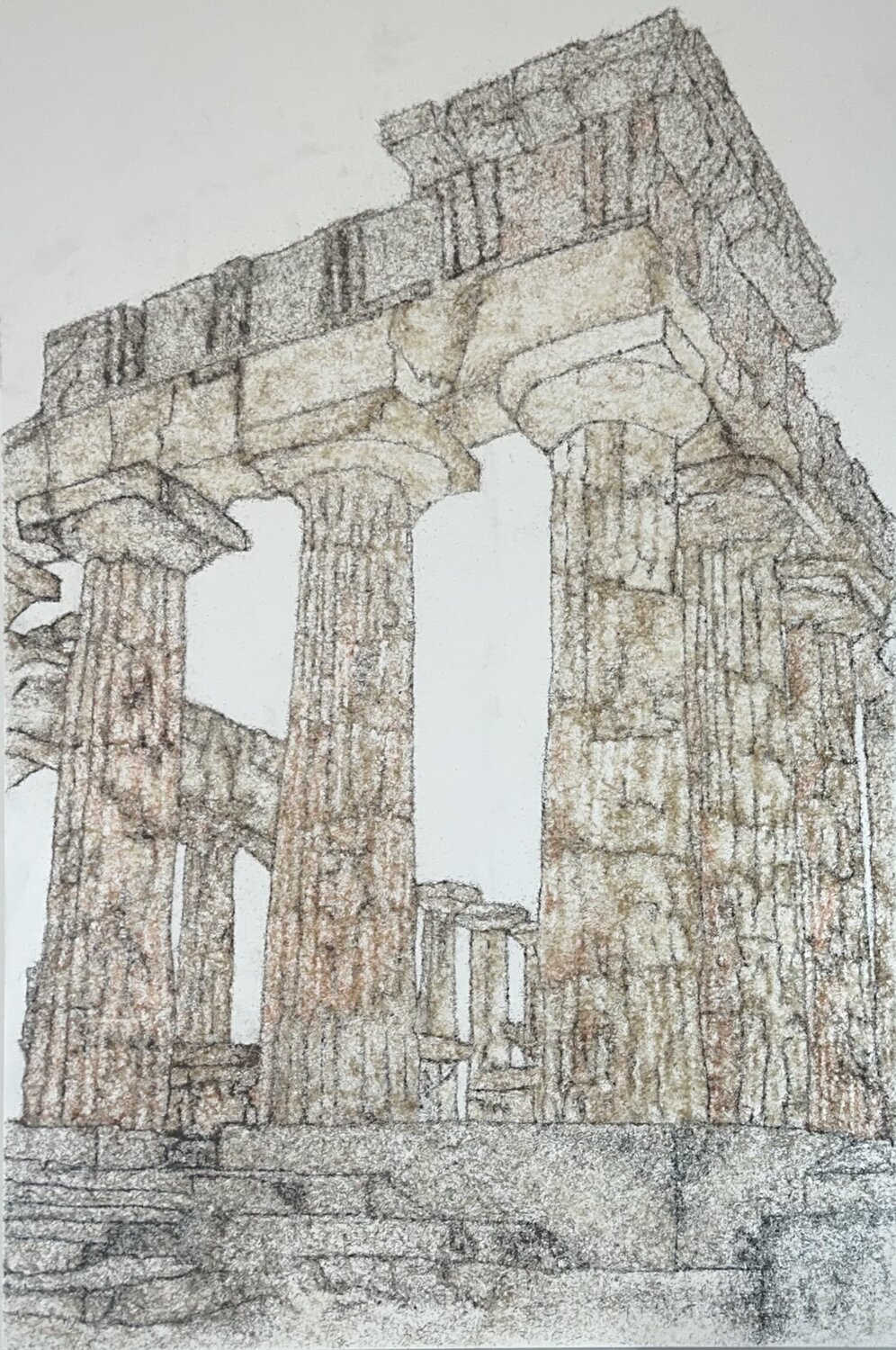 Tempio Alessandro Delsere Original painting for sale