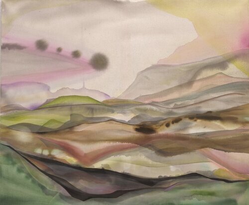 Endless greens by Vanessa Onuk, Painting for Sale on Select