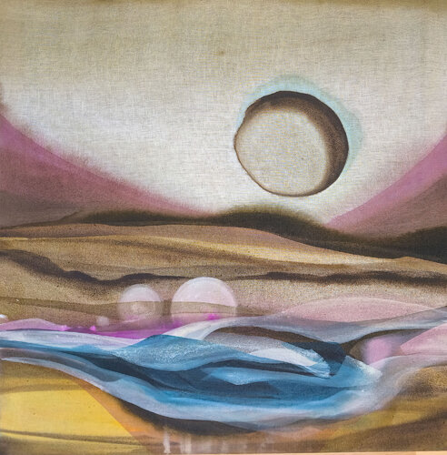 Delusion by heat by Vanessa Onuk, Painting for Sale on Select