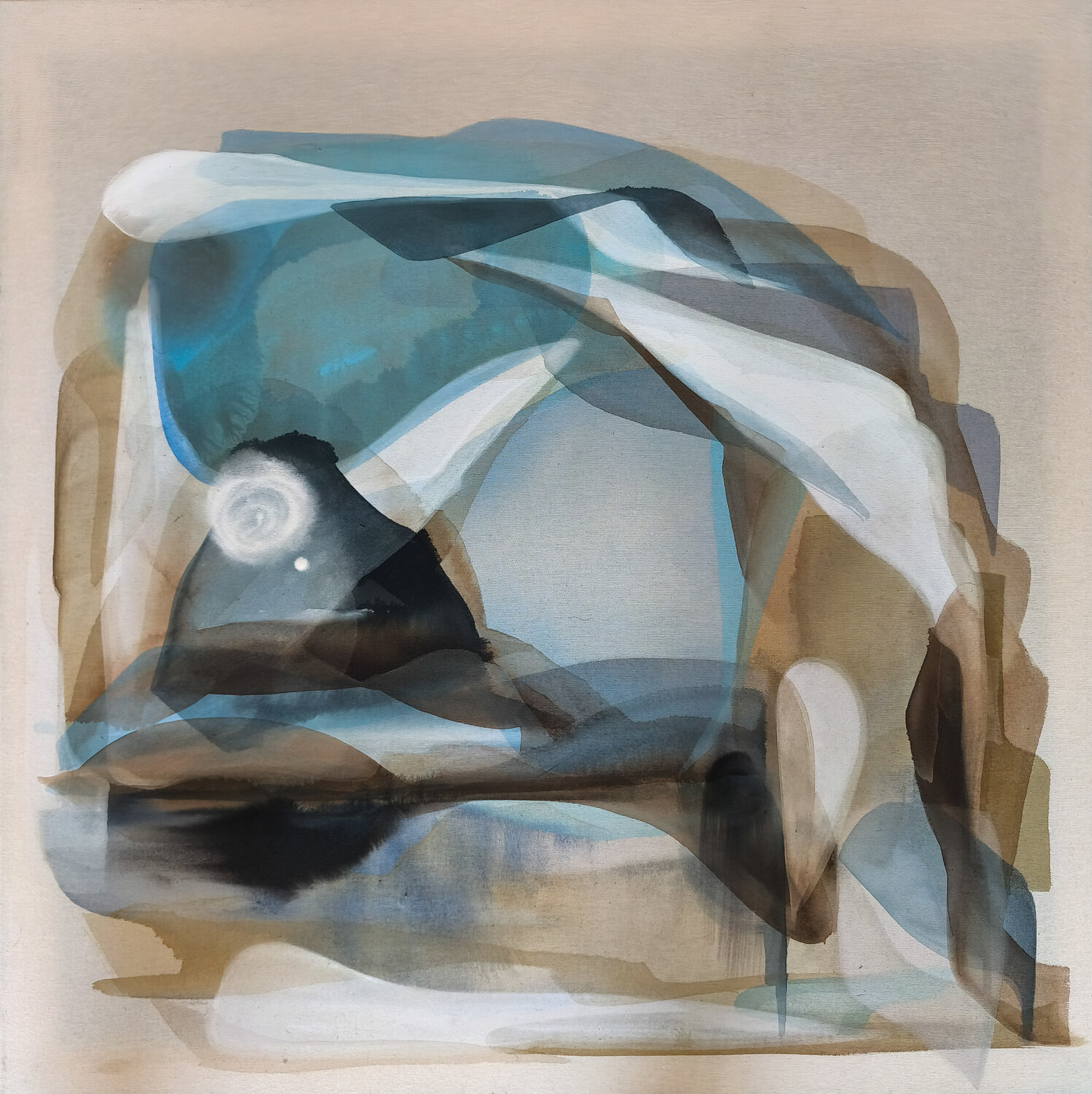 Puzzle of a landscape 2.0 Vanessa Onuk Original painting for sale