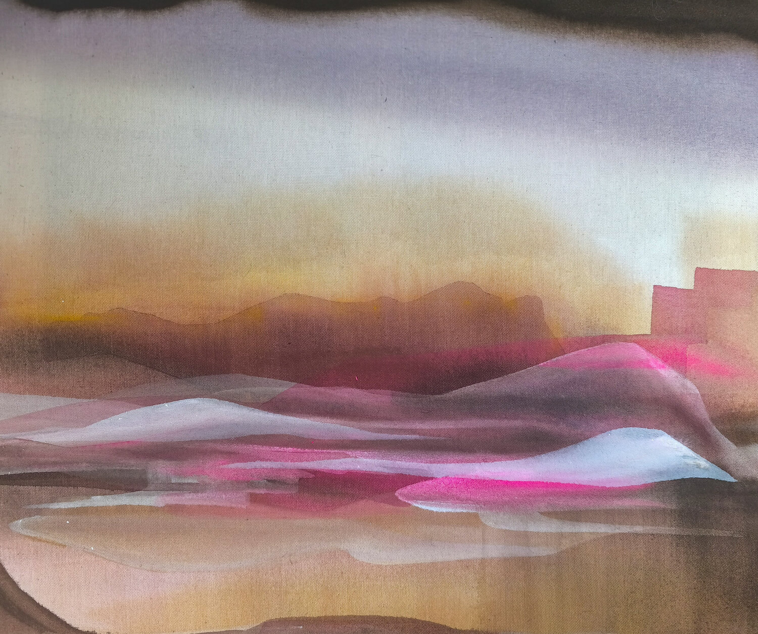Boiling halluzination Vanessa Onuk Original painting for sale