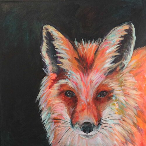 Foxi by Christa Riemann, Painting for Sale on Select