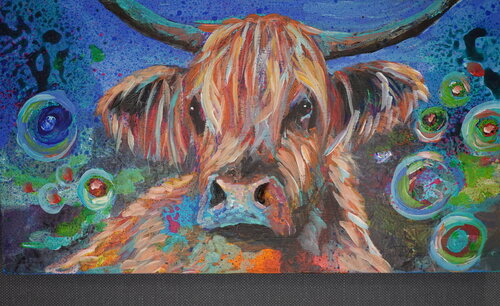 Flippi by Christa Riemann, Painting for Sale on Select