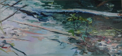 Auenblick by Christa Riemann, Painting for Sale on Select