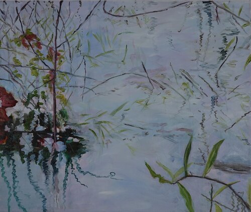 Auenland by Christa Riemann, Painting for Sale on Select