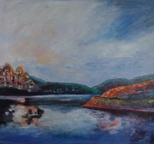 Die Farben des Morgens by Christa Riemann, Painting for Sale on Select