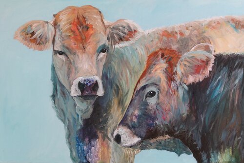 Brunhilde und Siegfried by Christa Riemann, Painting for Sale on Select