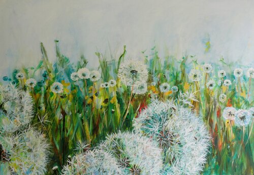 Power of flower 2 by Christa Riemann, Painting for Sale on Select