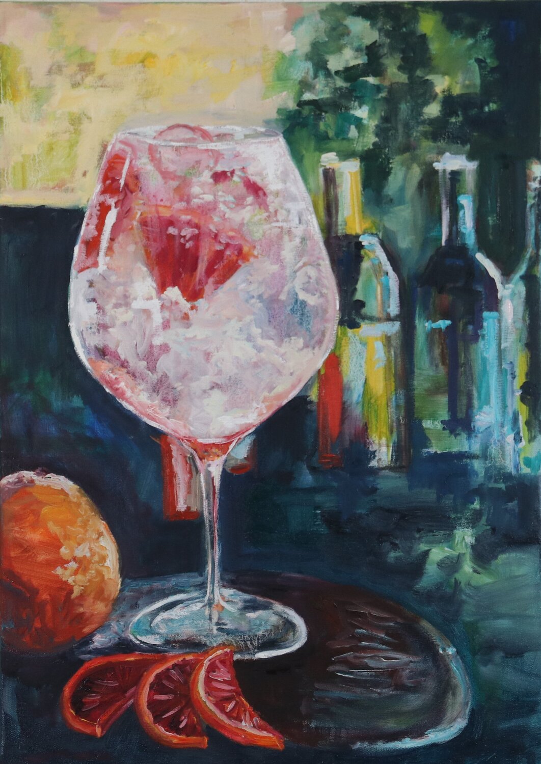 Cheers Christa Riemann Original painting for sale