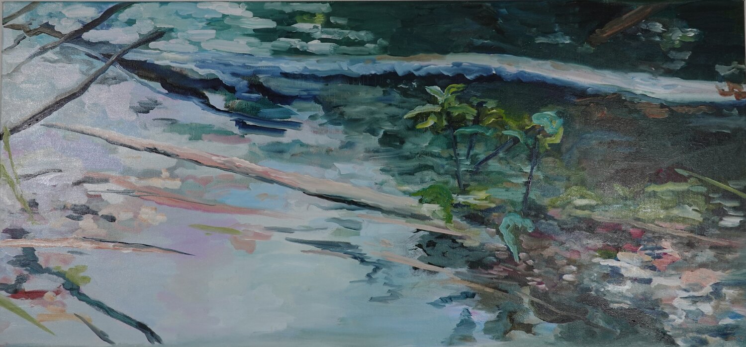 Auenblick Christa Riemann Original painting for sale