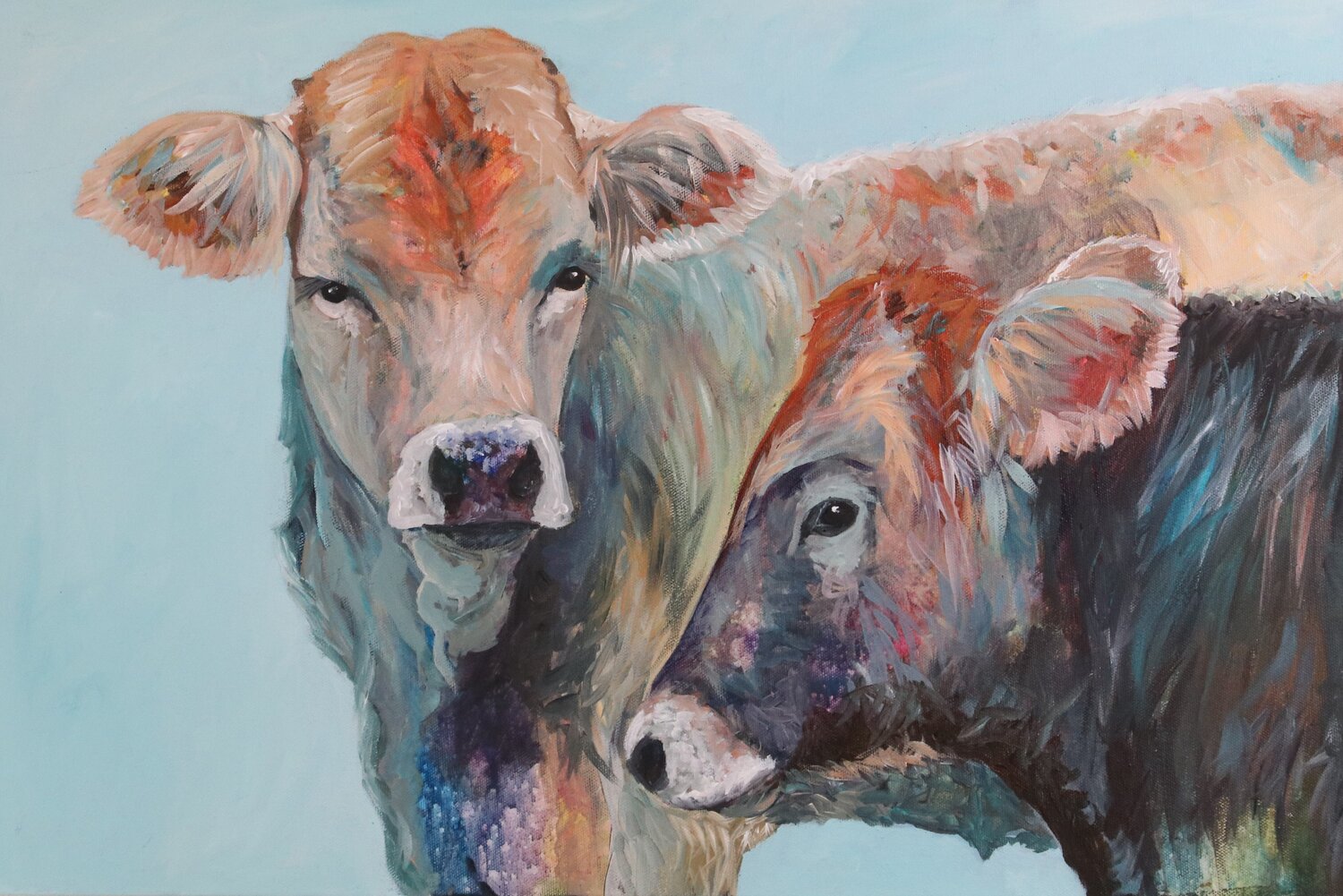 Brunhilde und Siegfried Christa Riemann Original painting for sale