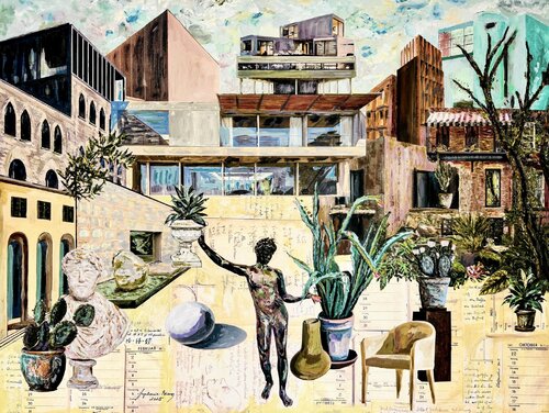Chelsey fractured City of New York by Stephanie Bing, Painting for Sale on Select