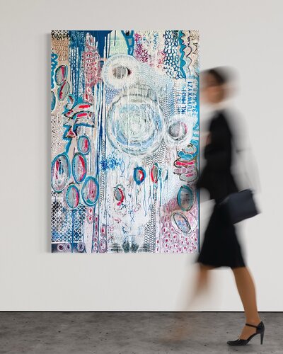 Alphabet of Tides (with celestial Drift) by Stephanie Bing, Painting for Sale on Select