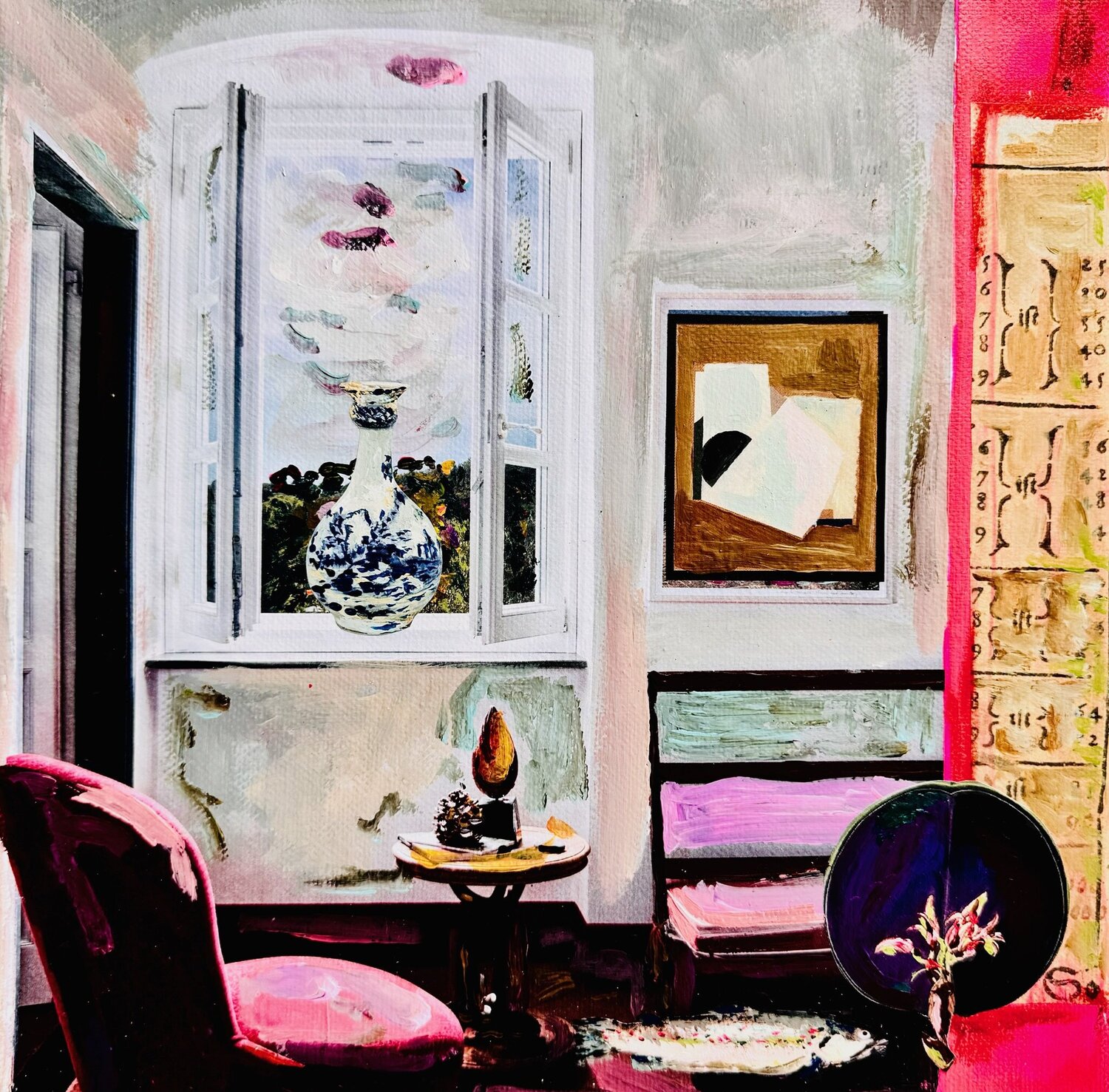 Purple Suite Stephanie Bing Original painting for sale