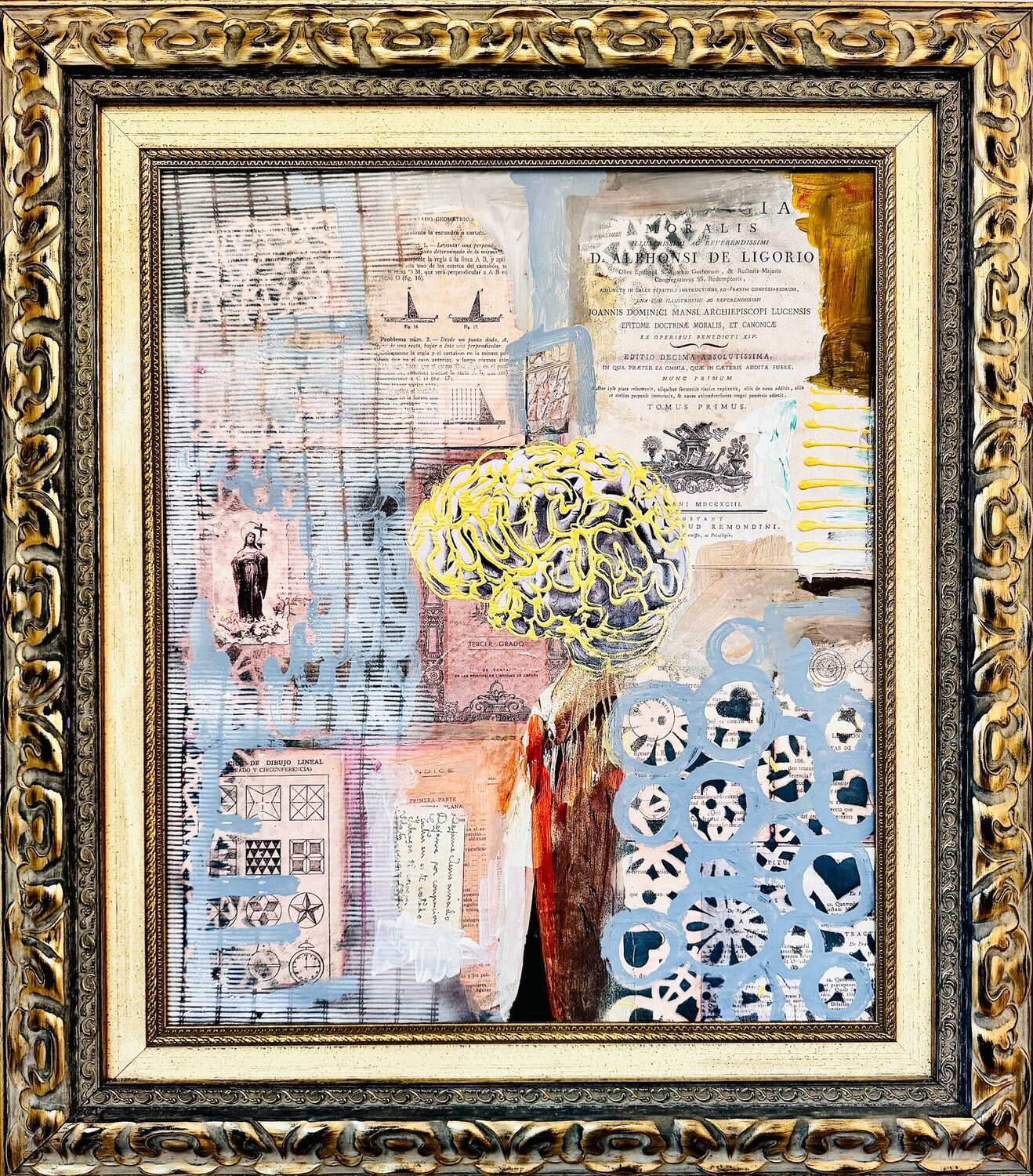 Elementare Lektion II – Das Gehirn Stephanie Bing Original painting for sale