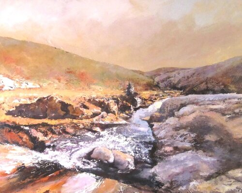 Eaux vives en Maures by Marie Josiane BLACHON, Painting for Sale on Select