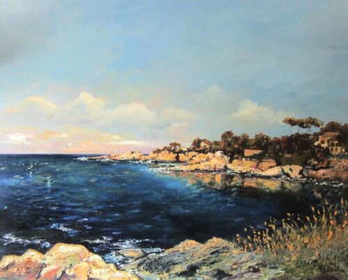 La crique de Bonne Eau by Marie Josiane BLACHON, Painting for Sale on Select